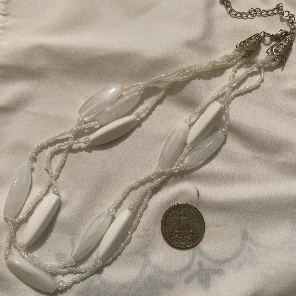 White necklace